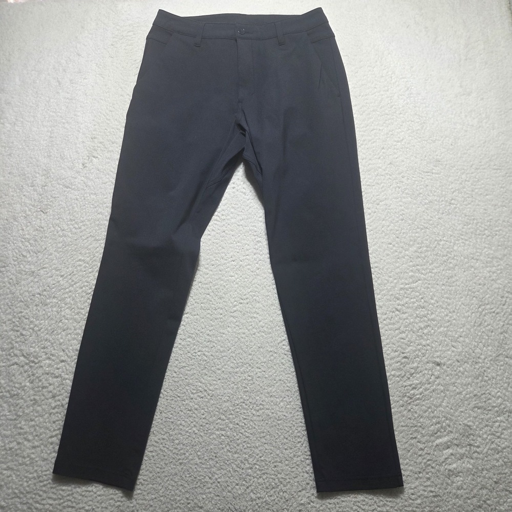 BYLT Everyday Pant 2.0 Performance Stretch Slim Fit Navy Blue 30x29 Commuter